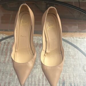 Christian Louboutin Women's Tan Pumps